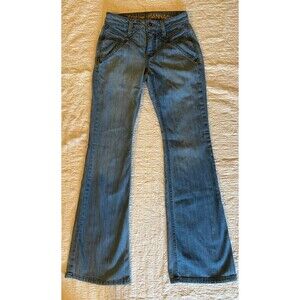 Womens Cruel Denim Jeans “Hannah” 98% Cotton 2% Spandex Bootcut Stone washed
